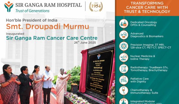 A moment of immense pride as the inauguration of the Sir Ganga Ram Cancer Care Centre