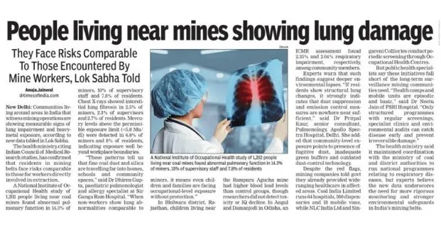 Living Near Mines May Be as Dangerous as Working in Them: Alarming Lung Damage Detected